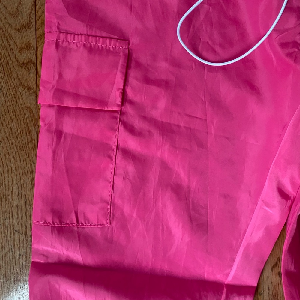 Pink y2k track athletic cargo joggers - Picture 3 of 8